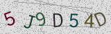 Défi visuel du captcha